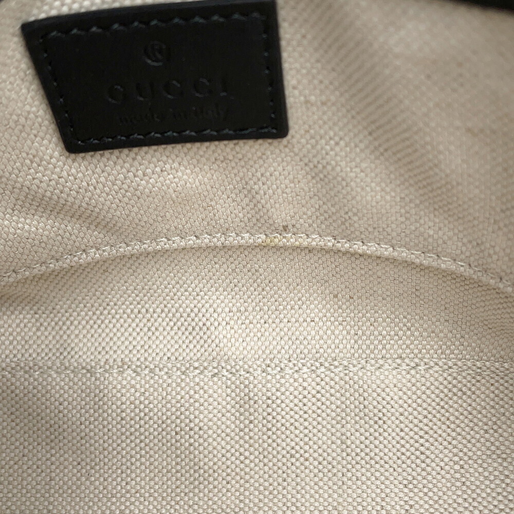 Gucci Soft Bag GG Shoulder Supreme Black Horsebit - Picture 10 of 12